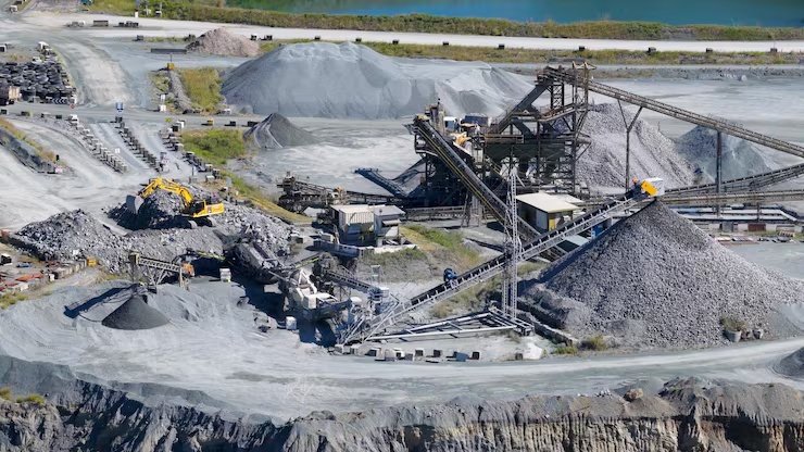 Steel cement and mining plants